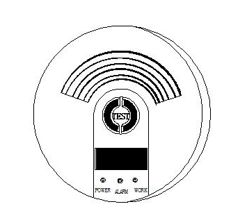 终极款烟雾火灾报警器